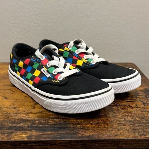 Vans Other - - Vans Off the Wall multicolored checkered skate shoes Unisex size 1